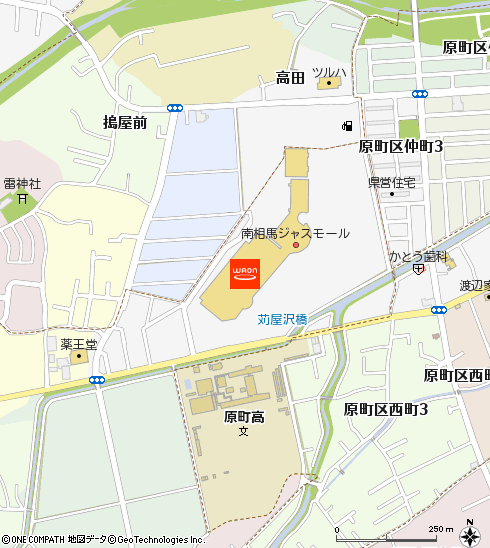 イオンスーパーセンター南相馬店付近の地図